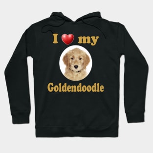 I Love My Goldendoodle Hoodie